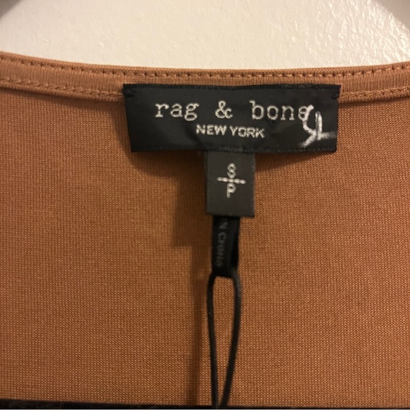 NWT Rag & Bone slinky sleeveless Christy drape top, crossover top, size small - Picture 4 of 6